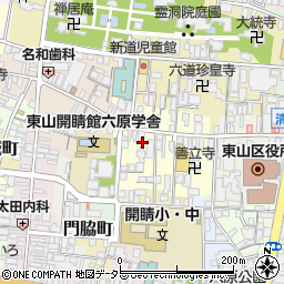 京都府京都市東山区轆轤町周辺の地図