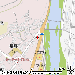 ａｐｏｌｌｏｓｔａｔｉｏｎセルフ湯郷ＳＳ周辺の地図