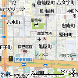 アトレ万寿寺周辺の地図