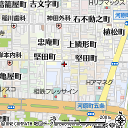 京都府京都市下京区本神明町431周辺の地図