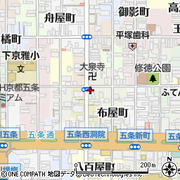 京都府京都市下京区月見町55周辺の地図