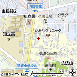 愛知県知立市弘法町丁凪周辺の地図