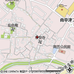 滋賀県草津市南笠町1194周辺の地図