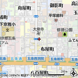 京都府京都市下京区月見町55-3周辺の地図