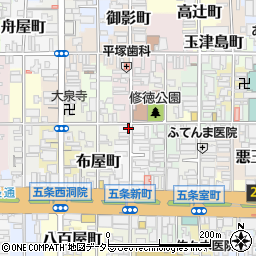 プチハウス新町周辺の地図