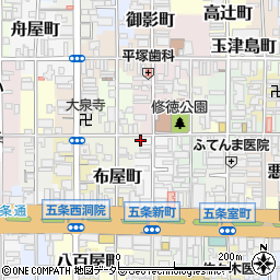 京都府京都市下京区材木町128-1周辺の地図