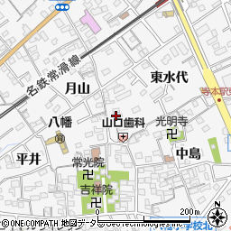 愛知県知多市八幡東水代89周辺の地図