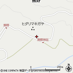 滋賀県蒲生郡日野町熊野251周辺の地図