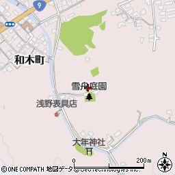 小川庭園周辺の地図