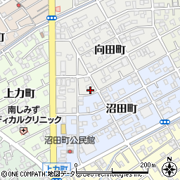 静岡県静岡市清水区向田町11-10周辺の地図