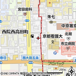滋賀石油株式会社　西大路給油所周辺の地図