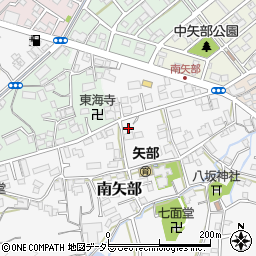 静岡県静岡市清水区南矢部611周辺の地図