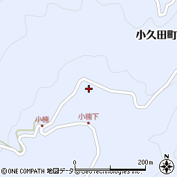 愛知県岡崎市小久田町岩倉周辺の地図