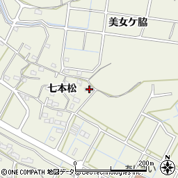 愛知県東海市加木屋町七本松1周辺の地図