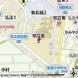 愛知県知立市弘法2丁目周辺の地図