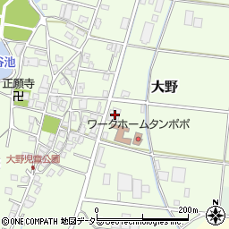 兵庫県西脇市大野181周辺の地図