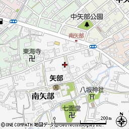 静岡県静岡市清水区南矢部596周辺の地図