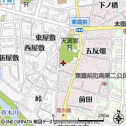 愛知県岡崎市東蔵前町火打山14周辺の地図