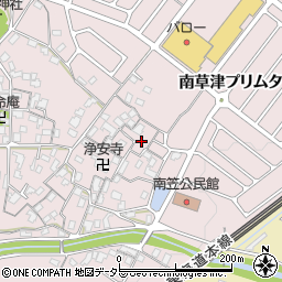 滋賀県草津市南笠町1204周辺の地図