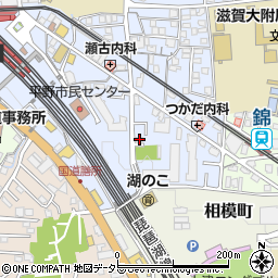 滋賀県大津市馬場3丁目14-50周辺の地図