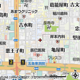 万寿寺中之町ガレージ周辺の地図
