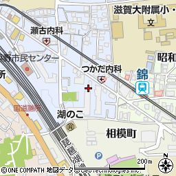 滋賀県大津市馬場3丁目14周辺の地図
