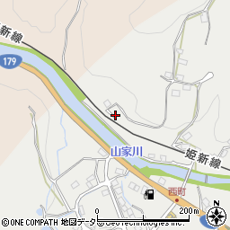 岡山県美作市土居2660周辺の地図