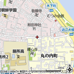 滋賀県大津市木下町7-19周辺の地図