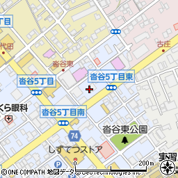 タージマハール 静岡市葵区周辺の地図