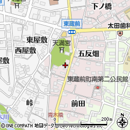 愛知県岡崎市東蔵前町火打山22周辺の地図