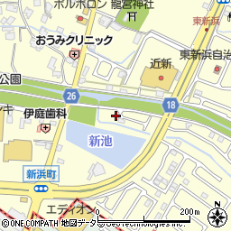 滋賀県草津市新浜町494周辺の地図