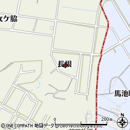 愛知県東海市加木屋町長根周辺の地図