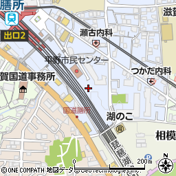 滋賀県大津市馬場3丁目15周辺の地図