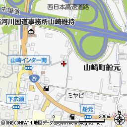 兵庫県宍粟市山崎町船元265-4周辺の地図