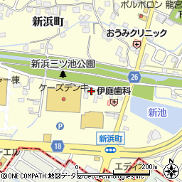 滋賀県草津市新浜町428-12周辺の地図