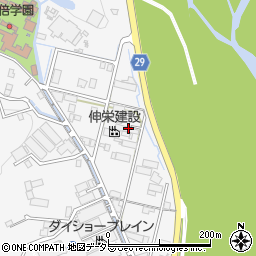 伸栄建設株式会社周辺の地図