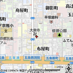 京都府京都市下京区月見町56周辺の地図