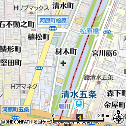ベラジオ京都鴨川周辺の地図