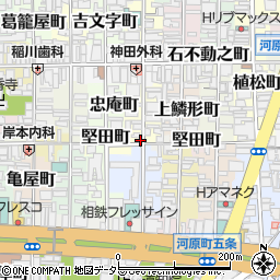 京都府京都市下京区本上神明町439周辺の地図