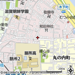 滋賀県大津市木下町7-27周辺の地図