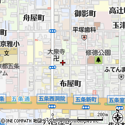 京都府京都市下京区月見町60-1周辺の地図