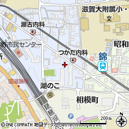 滋賀県大津市馬場3丁目14-12周辺の地図