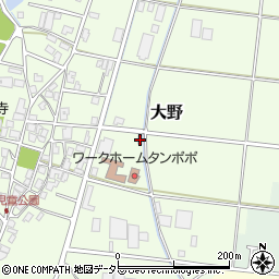 兵庫県西脇市大野185周辺の地図