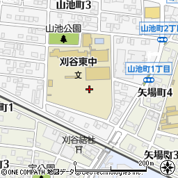 愛知県刈谷市山池町1丁目周辺の地図