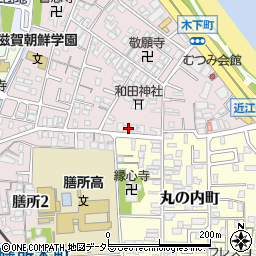 滋賀県大津市木下町7-23周辺の地図