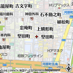 京都府京都市下京区本上神明町440-1周辺の地図