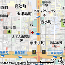 京都府京都市下京区御供石町362周辺の地図