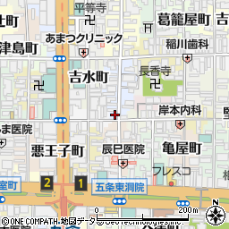京都府京都市下京区大江町562-3周辺の地図