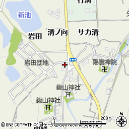 京都府亀岡市上矢田町溝ノ向周辺の地図
