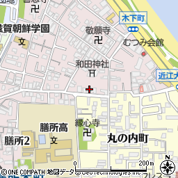 滋賀県大津市木下町7-22周辺の地図